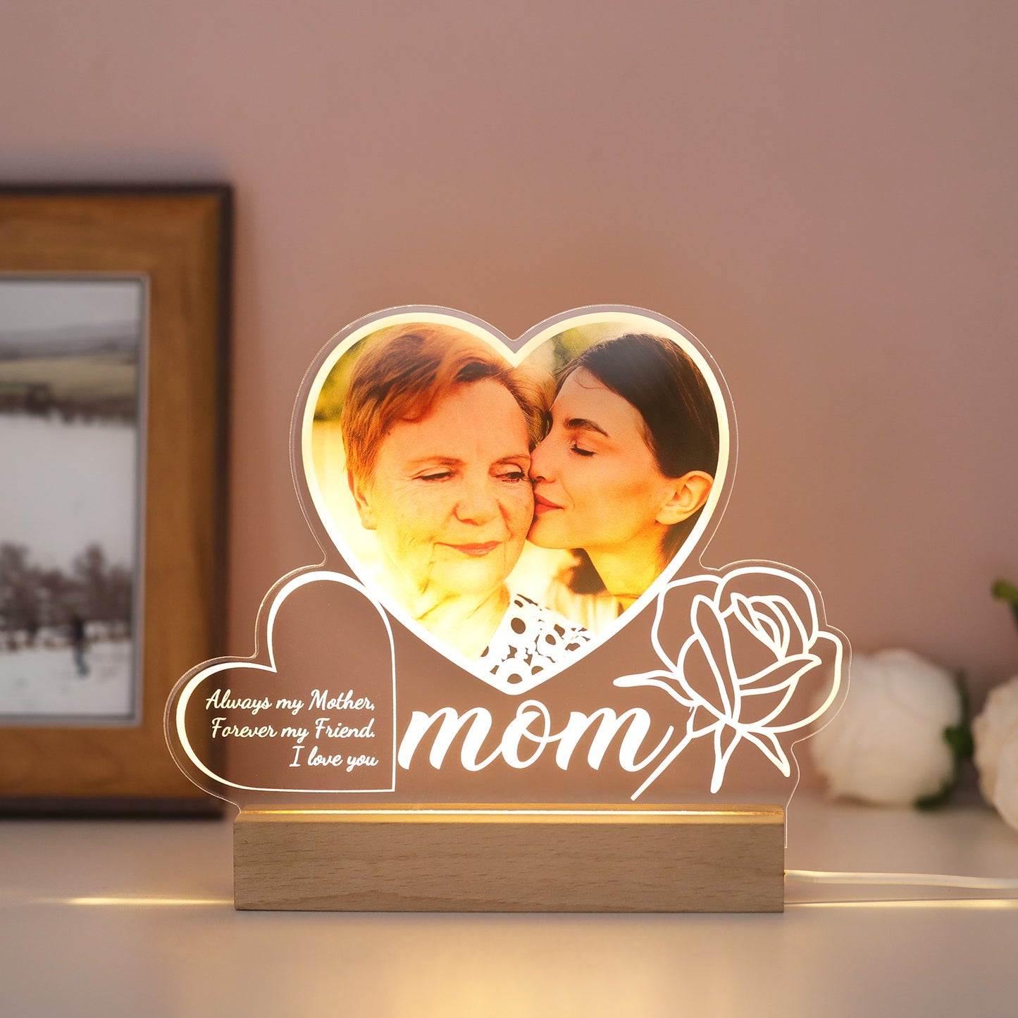 Custom Photo and Text Frame