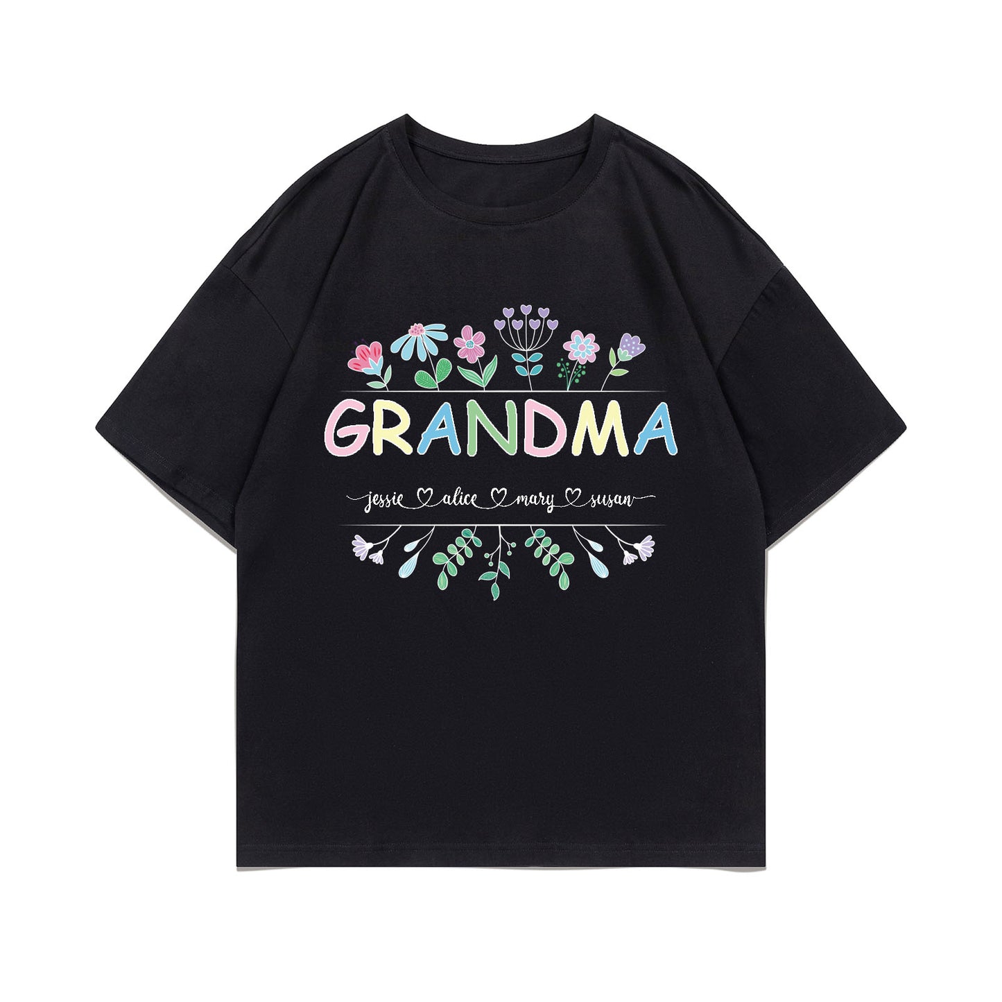 Personalized Mama Shirt with Kids Name