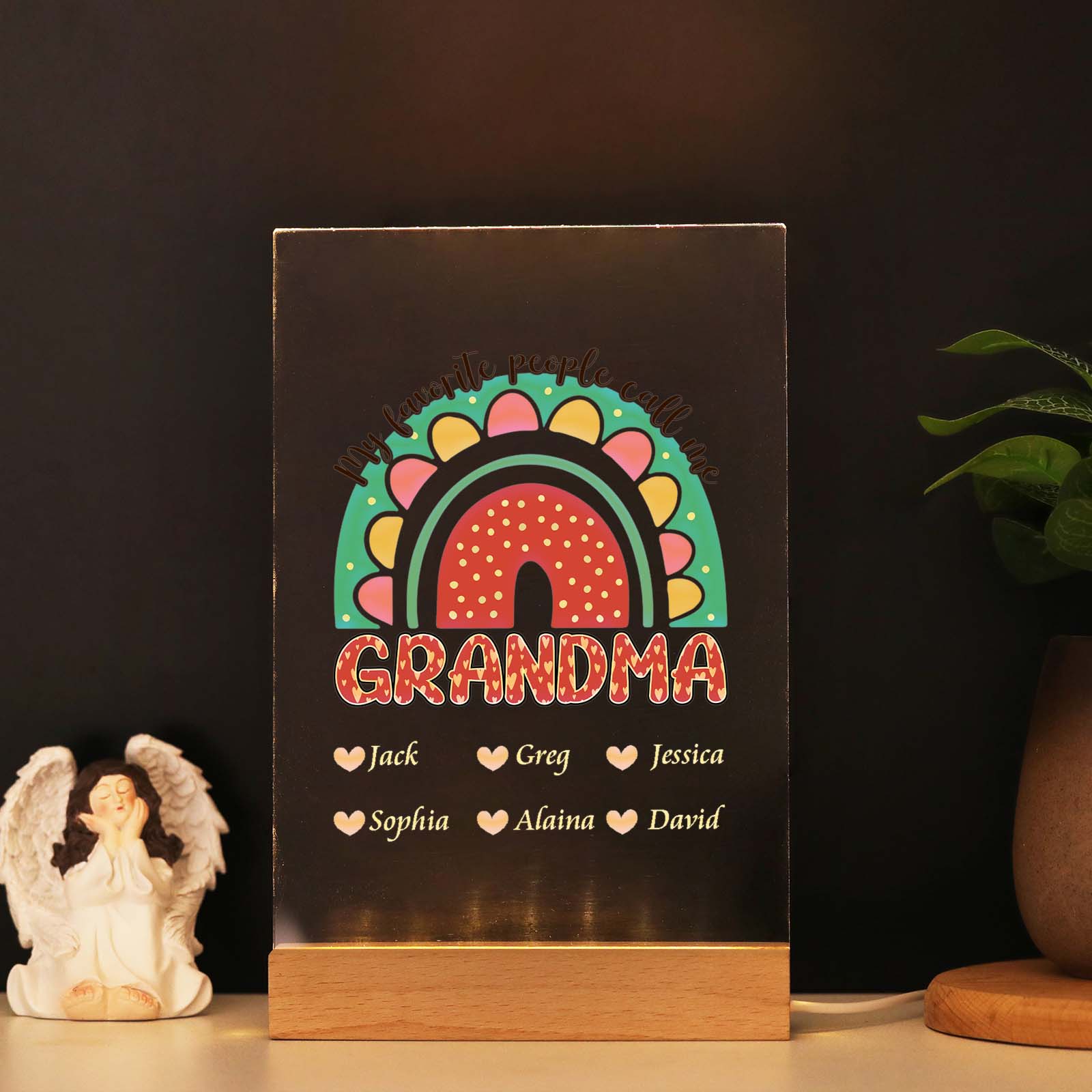 Custom Birthday Mother's Day Gift for Grandma