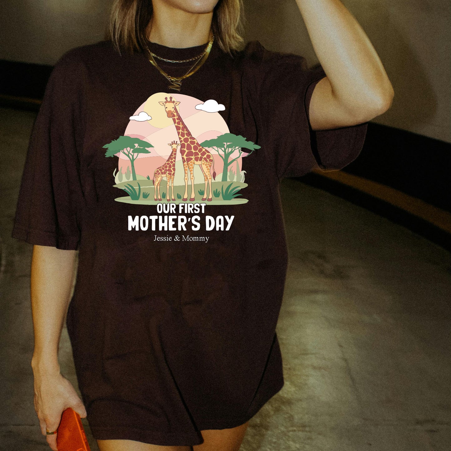 Personalized Our First Mother's Day Shirt 