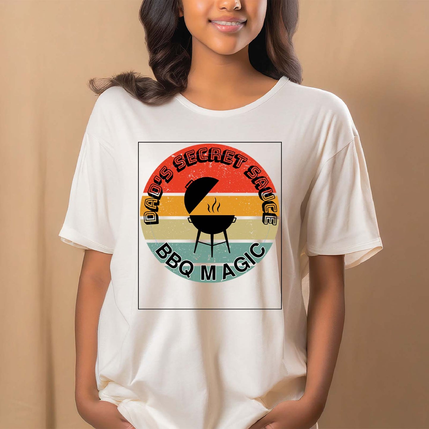 Dad's Secret Sauce: BBQ Magic - BBQ Dad T-Shirt