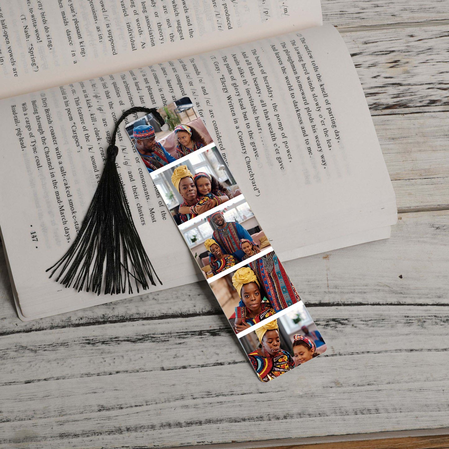 Personalized Metal Bookmark - Custom Photo Bookmark - Personalized Gift