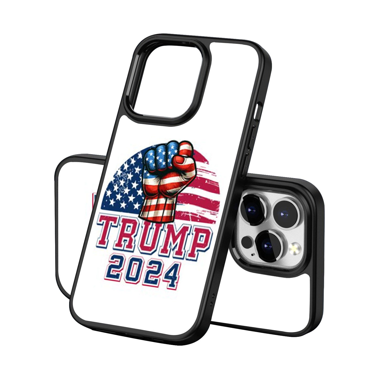 Trump 2024 Funny Trump Phone Case, MAGA Case Cover for iPhone 15 14 Pro Max 13 12 for Samsung Galaxy S23 S22 Plus Ultra S21 FE Black